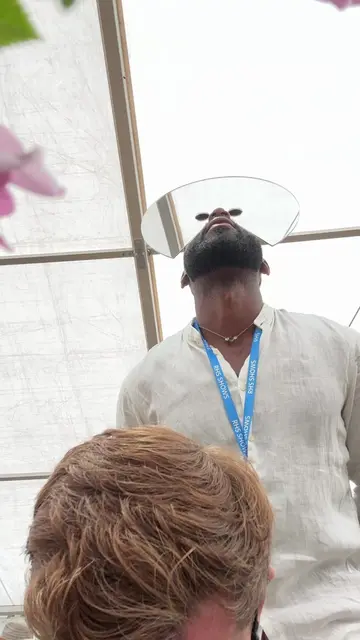 Flower spotting at RHS Sandringham using our Freddie Yauner masks. The floral ma