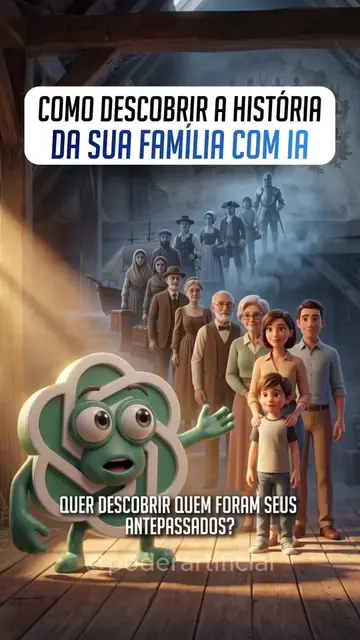 Dá pra usar o ChatGPT pra reconstruir a história da sua família 🌳 Com 3 comando