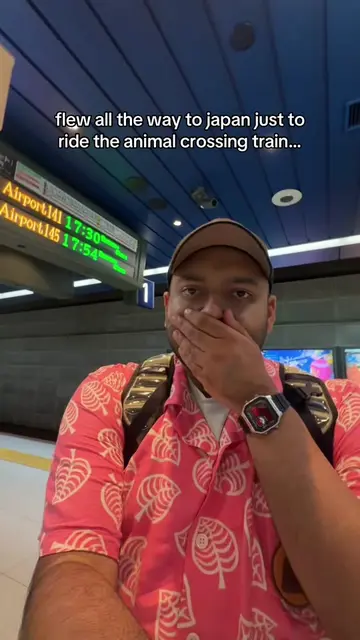 when you first play animal crossing new leaf, the first thing you see is a train