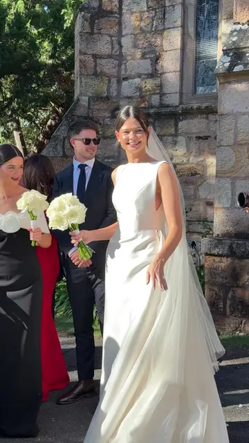 A cute lil moment after the ceremony  @Social Thread Wedding Content  #wedding #