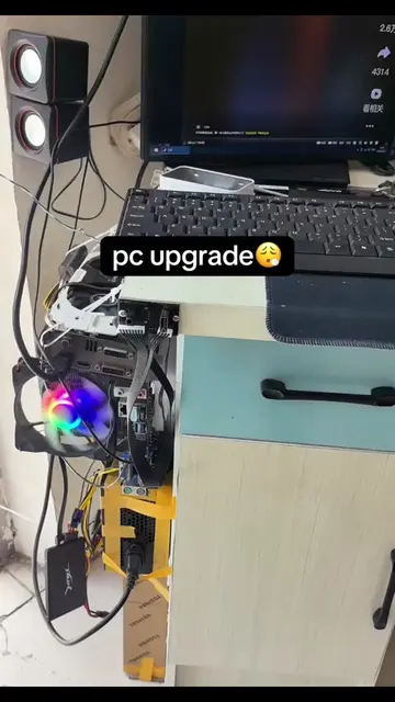 pc setup upgrade🗣️ #pc #setup #pcbuild #gaming #techtok 