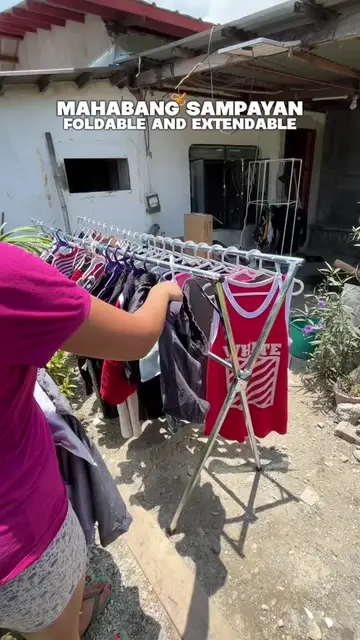 Sobrang haba niya kaya marami ka na talagang maisasampay ng mga labahan #sampaya