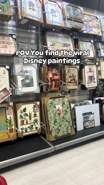 Were they cute? Yes. For $130? No lol #tjmaxx #tjmaxxfinds #disneypainting #disn