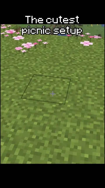Build This Cute Picnic Table in Minecraft #Minecraft #minecraftbuilds #minecraft