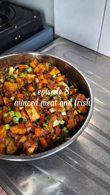 minced meat and Irish!!! episode 8 minced meat mixed with Irish is our meal toda