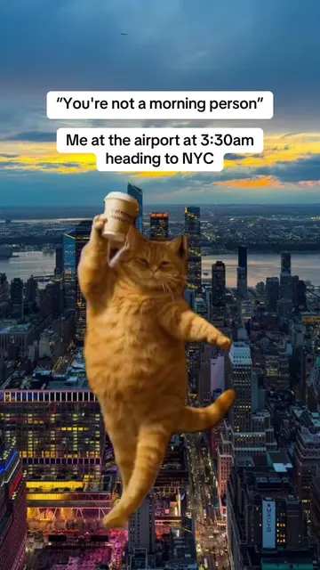 Im definitely a morning person if it’s a trip to New York!🏙️🗽✨ #nyc #nyctravel