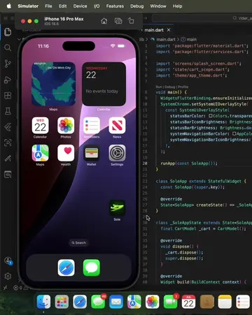 This Shoe App is TOO Smooth 🤯 #flutter #coding #programming 