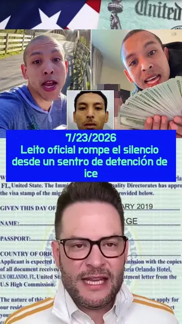 Leito oficial rompe el silencio desde un sentro de detención de ice #migrantes #
