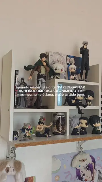 claramente não sou eu, então posso continuar gastando 🥳 #mangacollector #figure