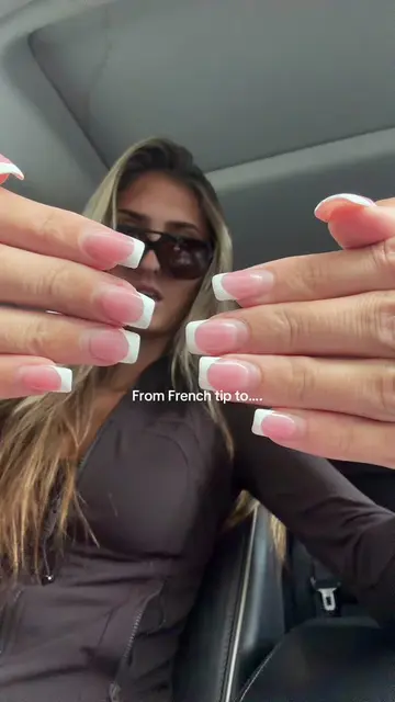 It hits every time #nailtransition #nail #frenchtip #nailcolor #nailinspo 