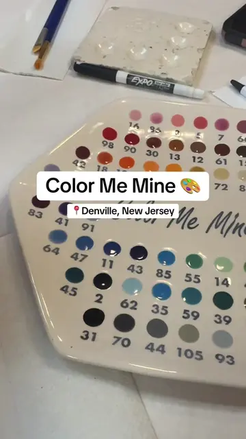 Color Me Mine Pottery Studio 🎨 📍Denville, New Jersey @Color Me Mine  #thingsto