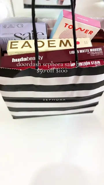 doordash sephora sale haul 🛍️#sephora #sephorahaul #sephorasale #makeuphaul #do