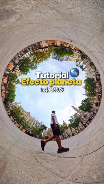 Tutorial efecto planeta con la insta 360X5. #videotutorial #insta360x5 