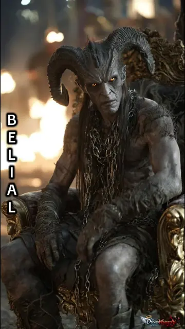 Six faces of demons Belial, Behemoth Beelzebub, Asmodeus, Satanas and Lucifer. E