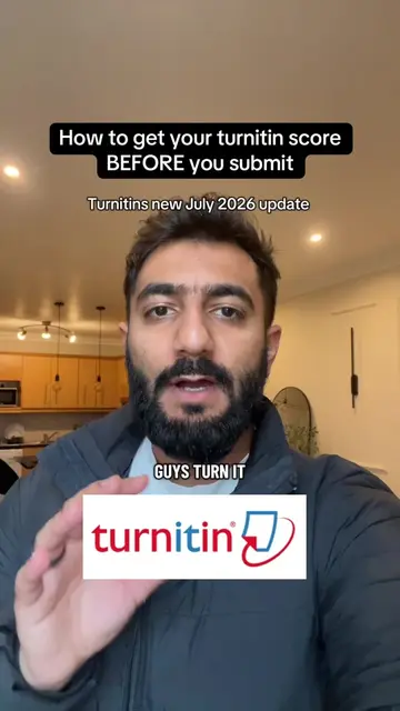 How to get your AI detection score BEFORE your submit.  #ai #turnitin #aidetecto