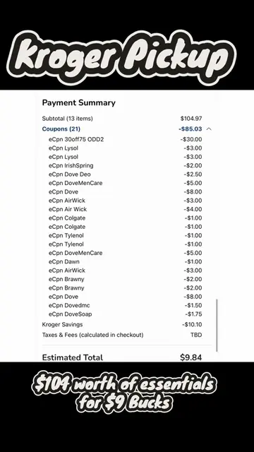 We’re BACK with another 💣 Kroger Pickup Deal! 😮‍💨🛒 Grab over $104 worth of h