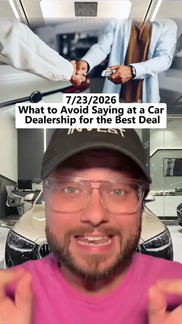 Want to score the best deal on your next car? 🚗 Avoid these common phrases at t