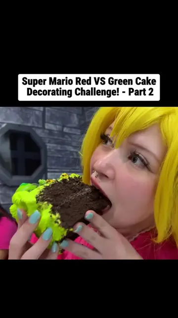 Super Mario Red VS Green Cake Decorating - Part 2#DianaAndRoma #KidsDianaShowEN 