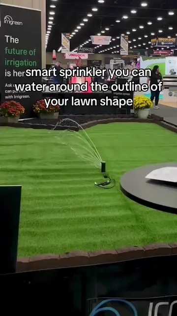 sprinkler that saves you on water waste #lawncare #irrigation #sprinkler #smartt