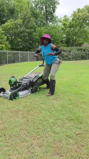 I mean... yeah, it's not a new car. 😂 But it's still a new lawn mower. 🤷🏾‍♀️�