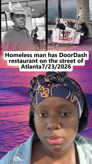 This homeless man in Atlanta is running a DoorDash business selling burgers, pro