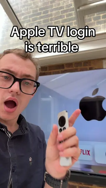 Apple TV login is so terrible on all apps and it doesn’t need to be #appletv #Te