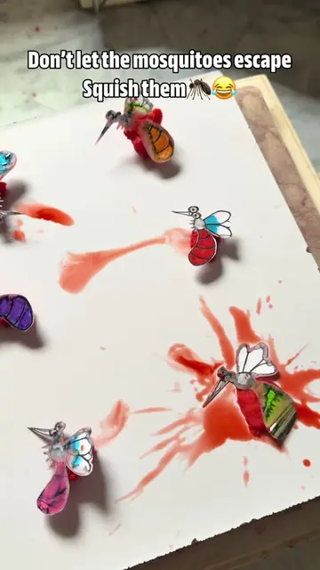 🦟 Science Experiment: Squish the Mosquito! 🔴 Can you catch all the mosquitoes 