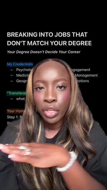 your degree can open so many doors you didn’t even know existed - this is exactl