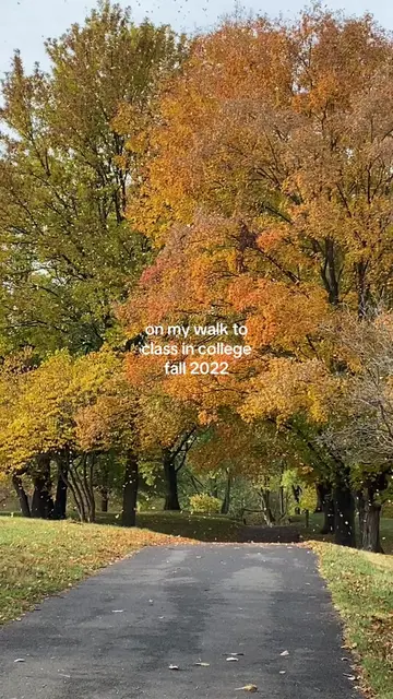 the air was different… #fall2022 #college 