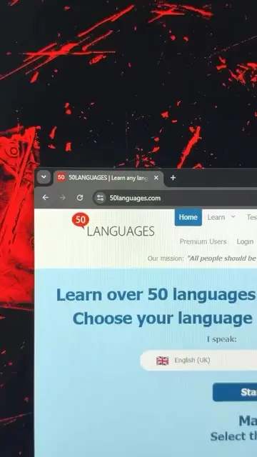 this website lets you learn over 50 plus languages for free follow for more usef
