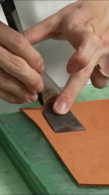 How to Make a Leather Knife Sheath | Full Crafting Process #Handmade #LeatherCra