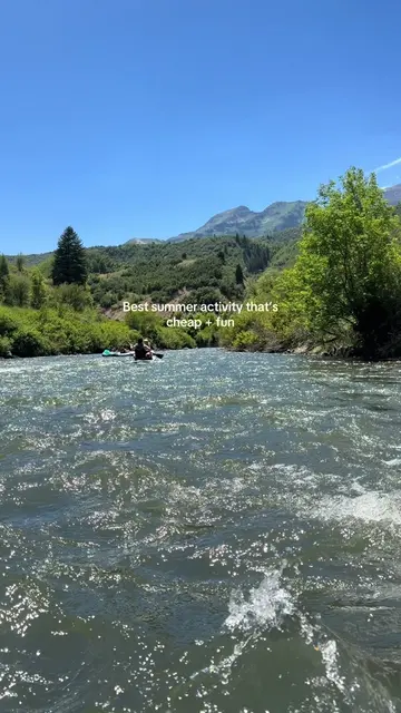 Tubing the river is a fun & cheap activity! Utah is the best for summer outdoor 