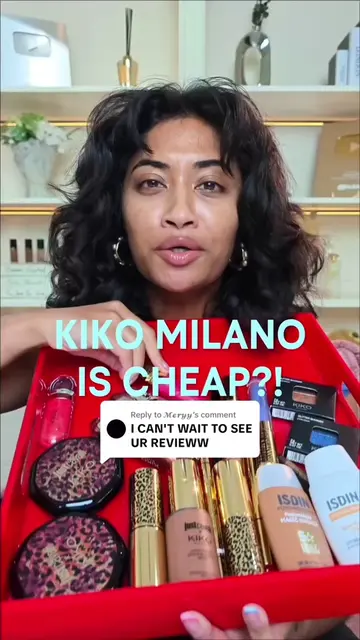 Replying to @𝓜𝓮𝓻𝔂𝔂 My mom USED TO believe @KIKO Milano makeup was cheap so 
