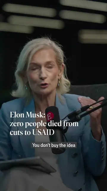 Elon Musk says zero people died from DOGE cuts to USAID. The billionaire CEO of 
