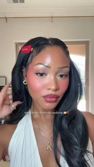 strawberry shortcake summer makeup🍓  using my new favorite @Patrick Ta Beauty b