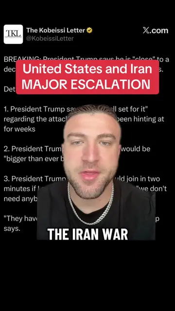 United States and Iran MAJOR ESCALATION. #usa #trump #war #ww3 #iran