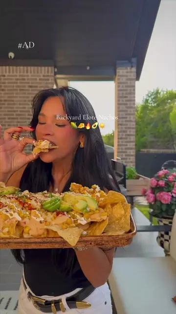 #Ad These nachos start with @Tostitos Mexican Street Corn Flavored Tortilla Chip