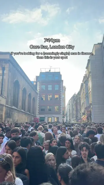 After work drinks at 7pm Core Bar, London City always a staple for Thirsty Thurs