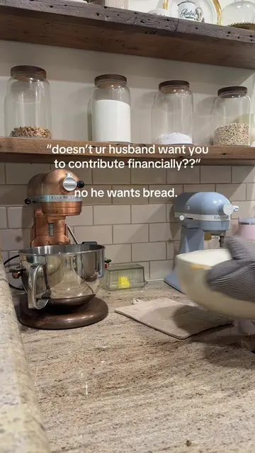 like??? he’s never asked me for a fresh loaf of cash, he makes that himself 🙂‍↕