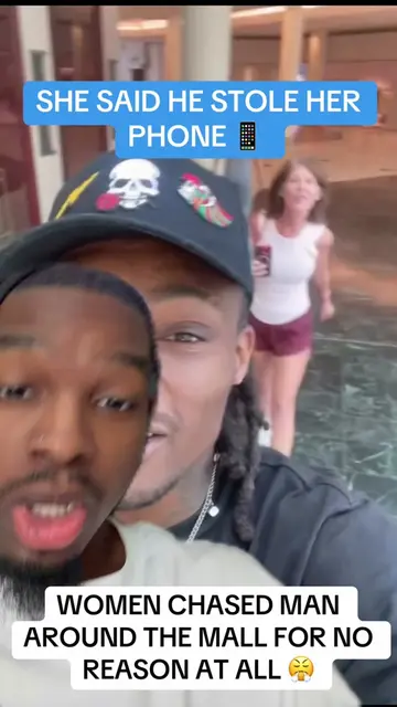 WOMEN CHASED MAN AROUND THE MALL FOR NO REASON AT ALL 😤 #yaboyant #women #karen