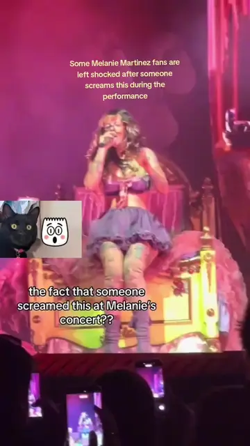 Some Melanie Martinez fans are left shocked after someone screams this during th