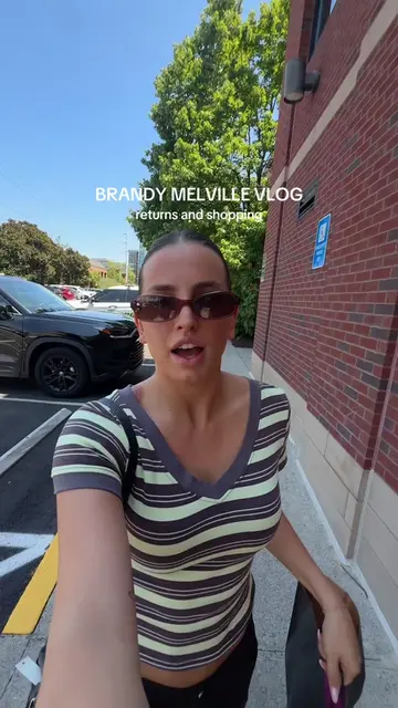 some how i ended up at brandy again…. #brandymelville #returns #shopwithme #bran