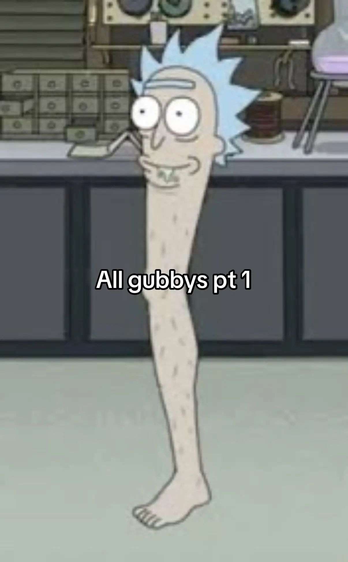 "gubby" and "KreekCraft" association stems from a viral video clip where KreekCr