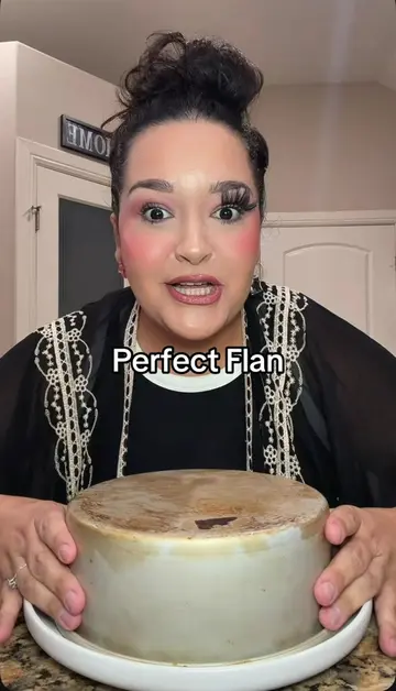 The most perfect Flan recipe  #flan #annettefreckles 