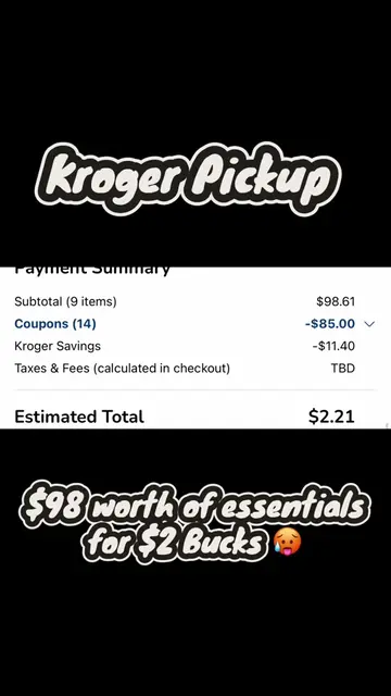 We’re BACK with ROUND 2 of  Kroger Pickup Deals! 😮‍💨🛒 Grab over $98 worth of 