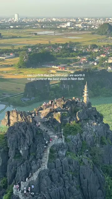 must do activity in Ninh Binh!! the steps are STEEP and some can be slippery but