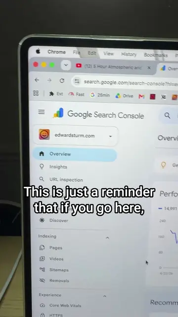 This is just a reminder that if you go to Google Search Console, you click on Fu