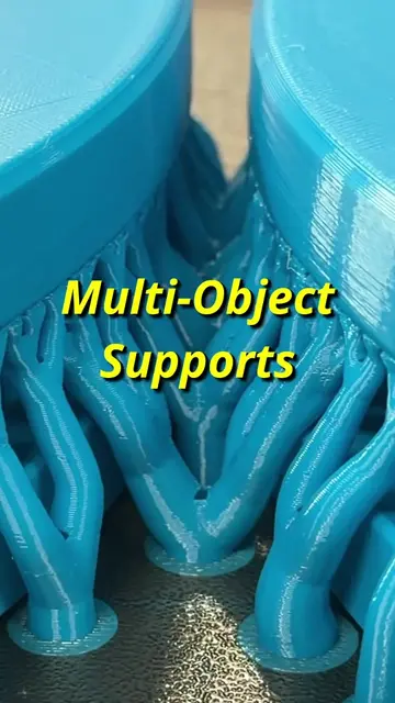 3D printing tip you might not know 👇 When support structures overlap, you don't