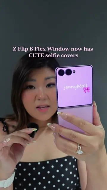 You can now customize your Galaxy Z Flip 8 Flex Window with cute covers while ta