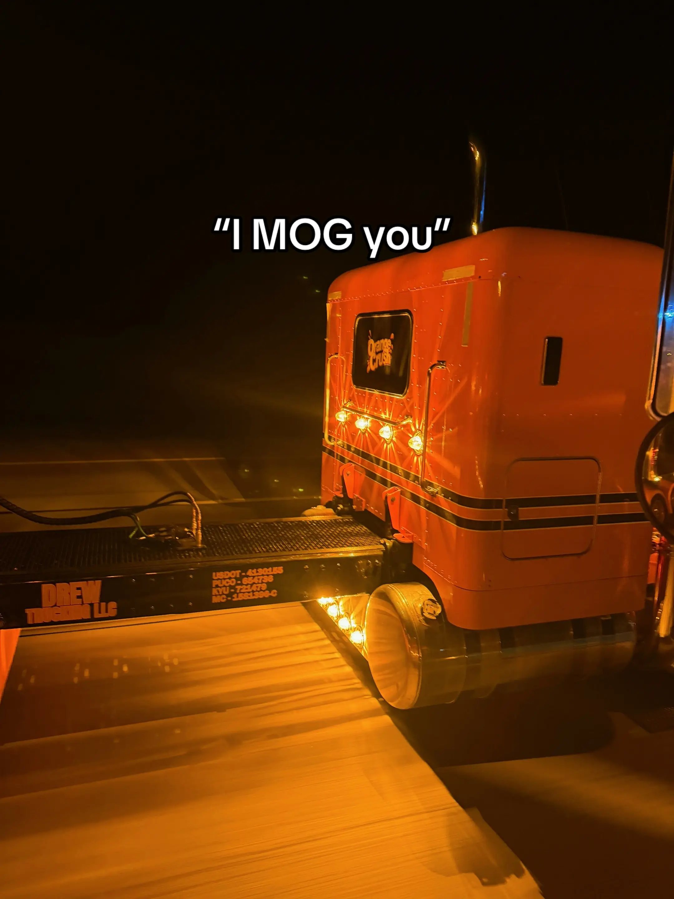 You say you can do it but your work ethic says otherwise #orangecrush #peterbilt